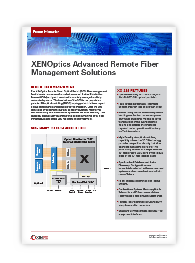 Download XENOPtics Product Brochure thumbnail